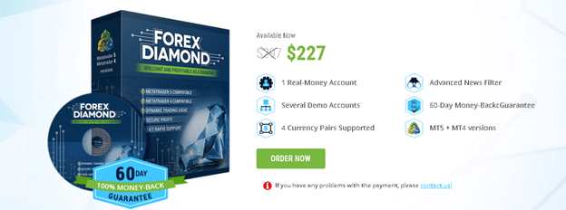 Pricing details of Forex Diamond