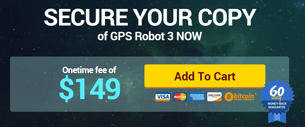 GPS Forex Robot’s pricing details