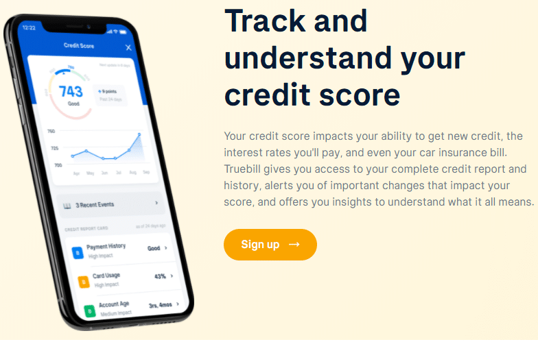 text: Track and understand your credit score