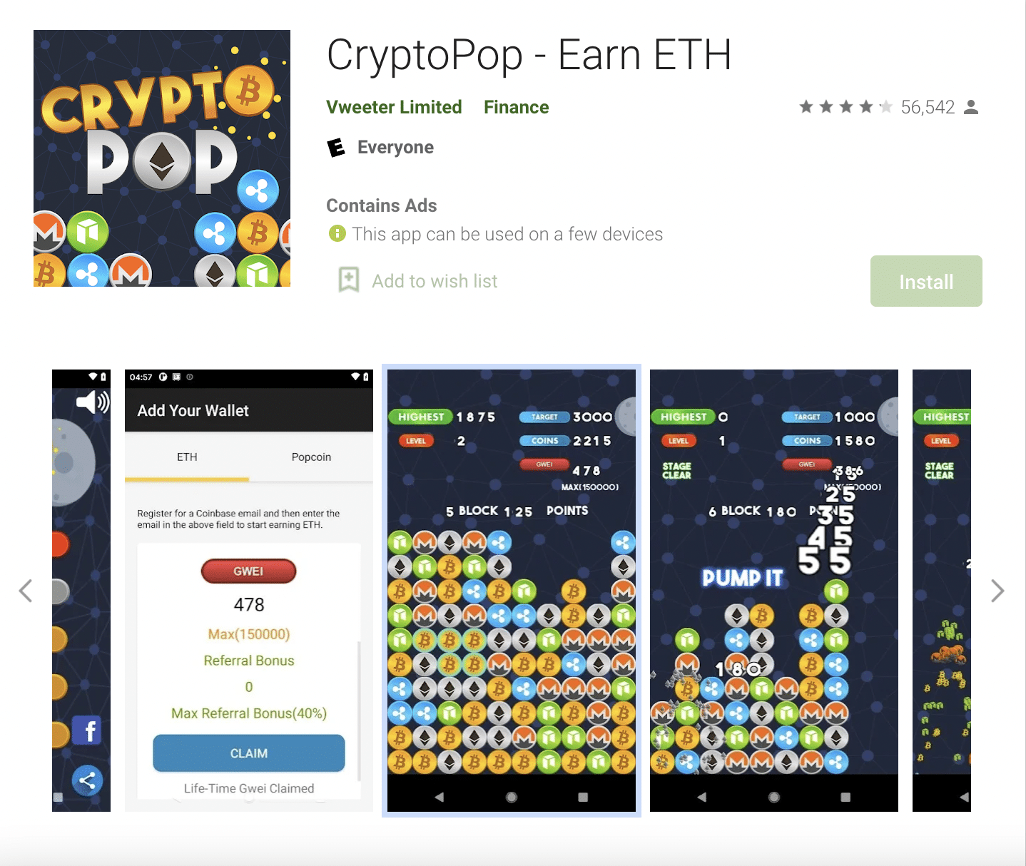 crypto games 2021 android