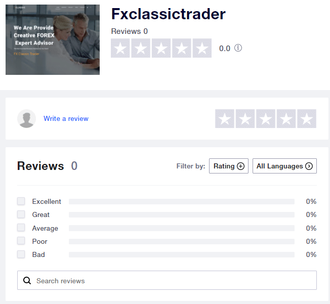 Vendors' profiles are present on Trustpilot