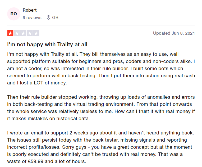 Trality testimonials